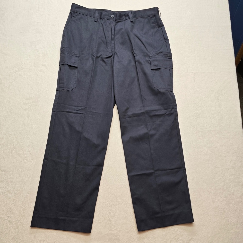 Edwards Workwear Cargo Pants Lot of 3‎ Poly Cotton Navy Size 14x30